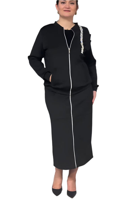 Elegant Black Tracksuit