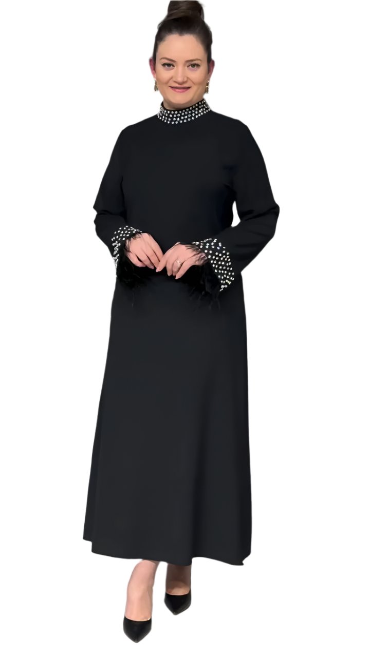 Elegant Black Long Dress