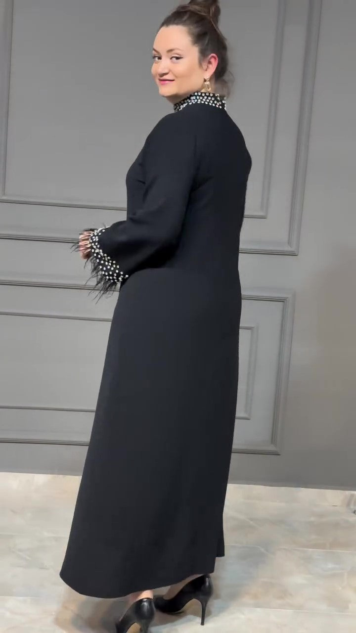 Elegant Black Long Dress